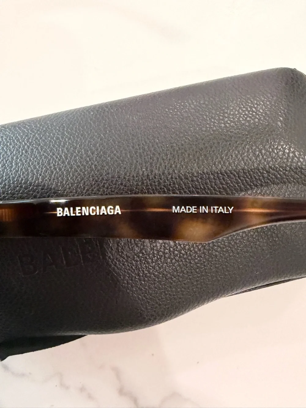 Balenciaga Tortoiseshell Square Sunglasses - Picture 4 of 4
